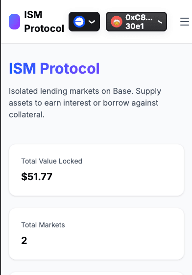 Isolated Lending Market Protocol